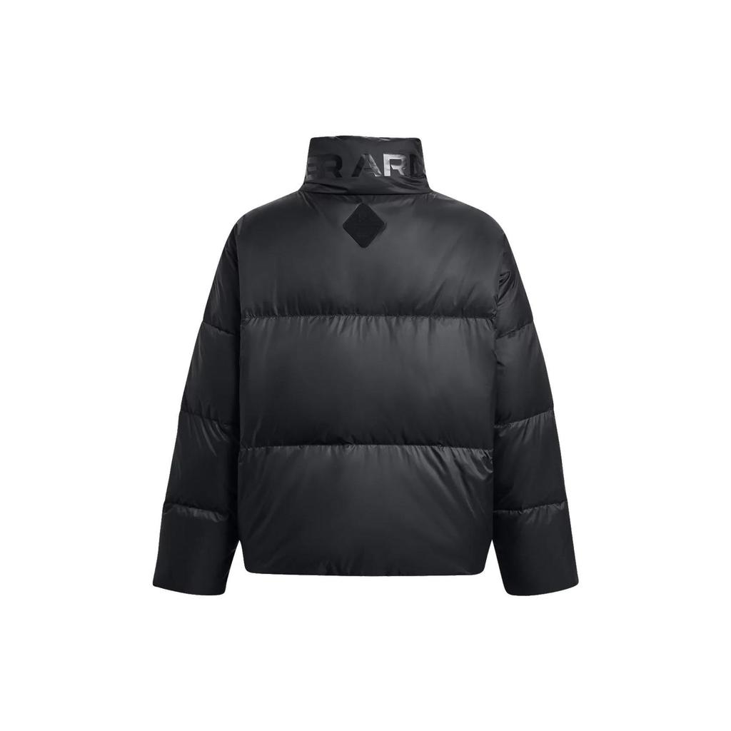 Under Armour ColdGear Infrared Relaxed Fit Hooded Down Jacket Women Outerwear Black 1378858-001