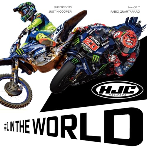 HJC HELMETS C10 Epic Full Face Motorcycle Helmet with Ventilation and Internal Detachable Fit, White, Size L (58-59cm)