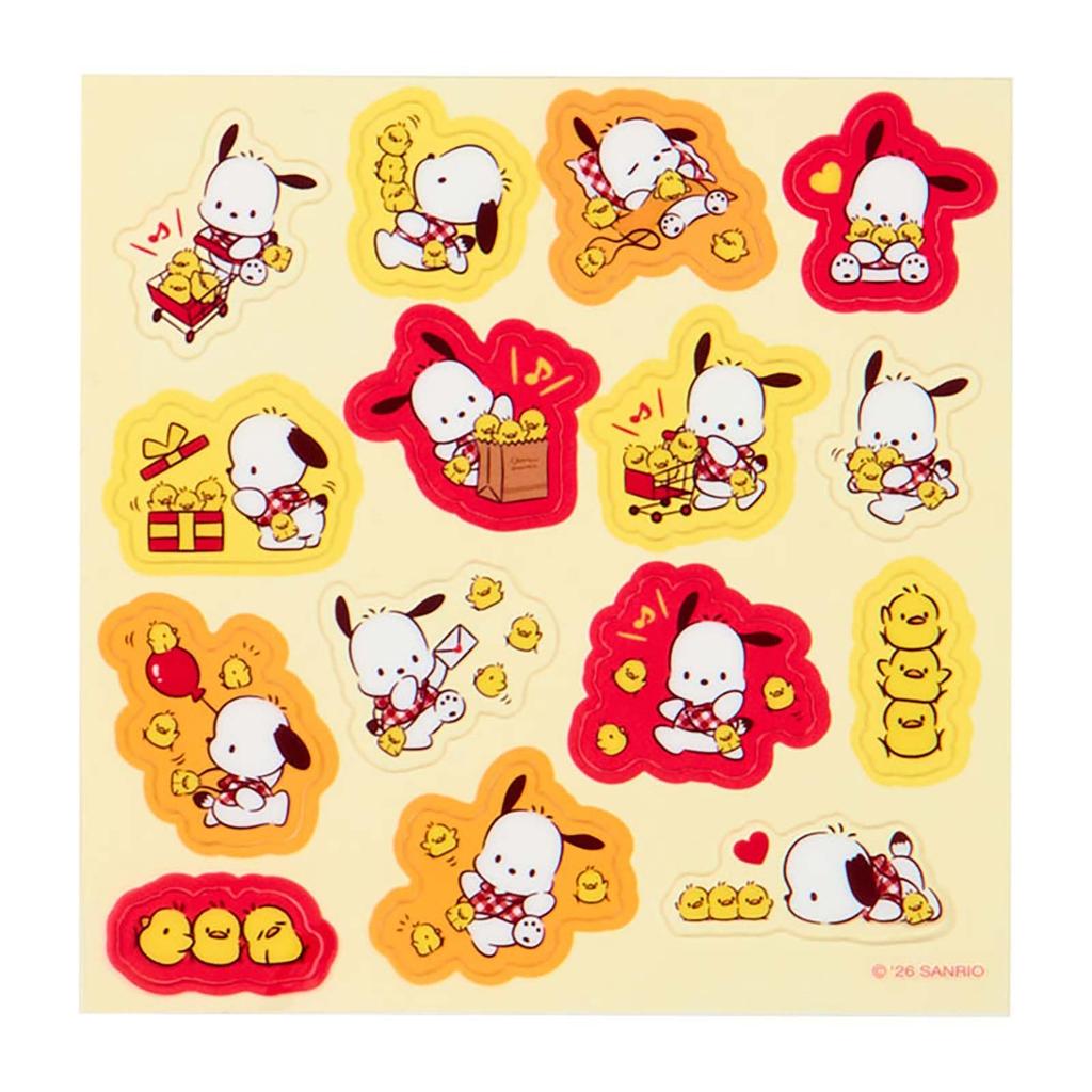 Sanrio Sticker Set Favorite Pochacco Ages 3 and up Item 728195 (Pochacco's P-chans) - - - No.