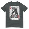 Vintage Jesus Christ King Of Hearts Christian Playing Card Tshirt