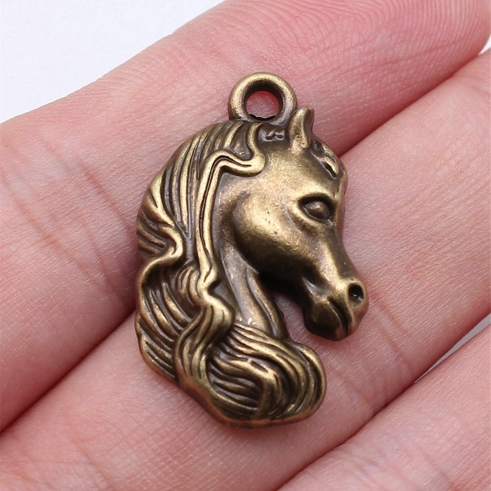 

Підвіска-шарм Пегас Чоловічі прикраси Оптом Естетичний Виготовлення A55-5pcs-18x28mm