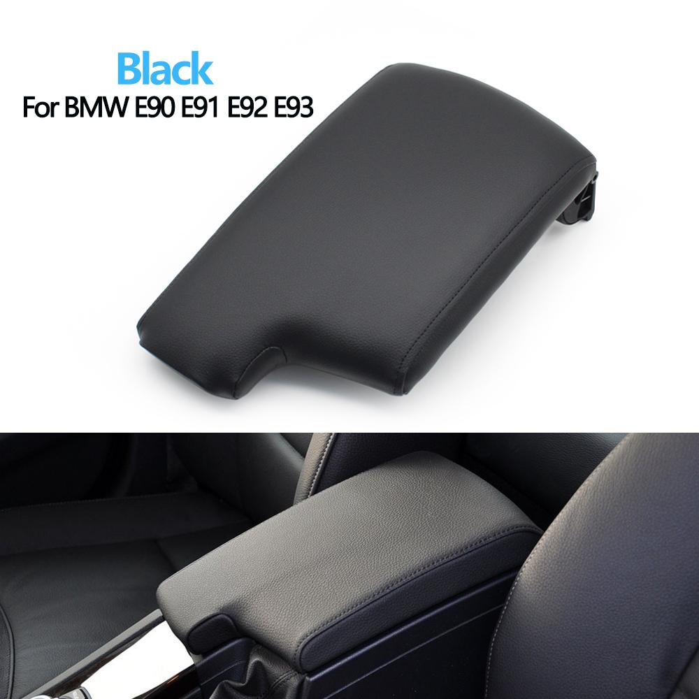 LHD Central Console Storage Box Armrest Case Leather Cover For BMW 3 Series E90 E91 E92 E93 318 320 325 328 2005-2012