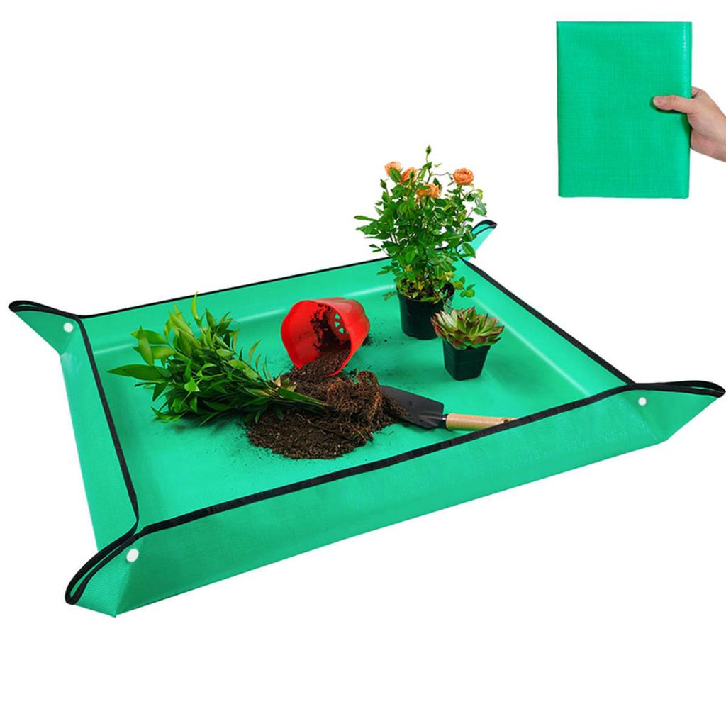 1pc Planting Mat Gardening Potting Pad Foldable Garden Plant Flower Pot Transplanting Waterproof Mats