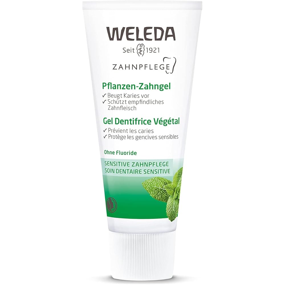 Weleda Herbal Toothpaste Gel 75ml Mint Flavor Natural Ingredients Organic Oral Care