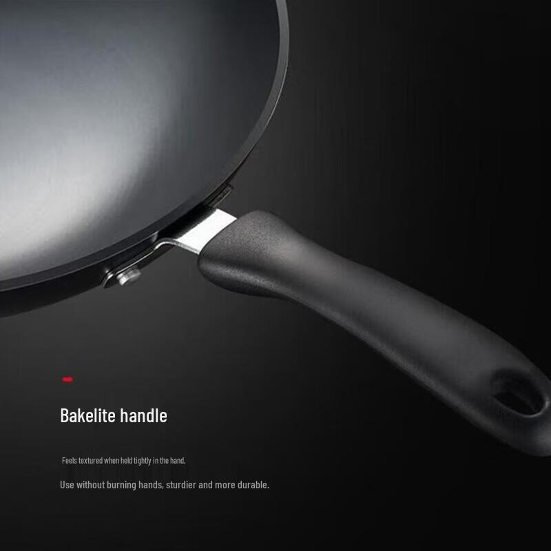 ASD 34cm Cast Iron Wok