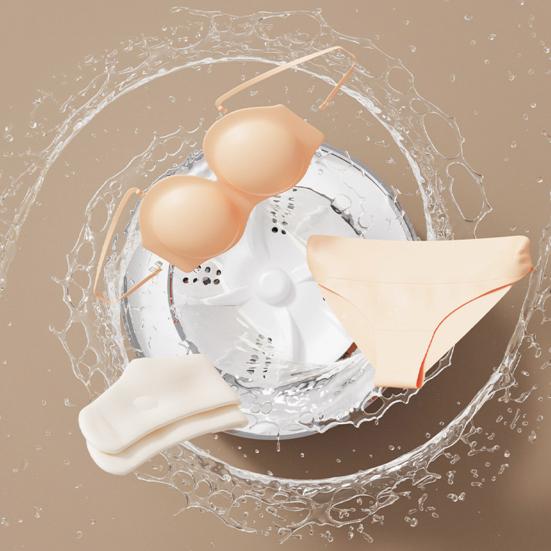 Trådløs Mini Vaskemaskin Stor Kapasitet Enkel å Bruke Oppladbar Automatisk Babyklær Undertøy Vaskemaskin