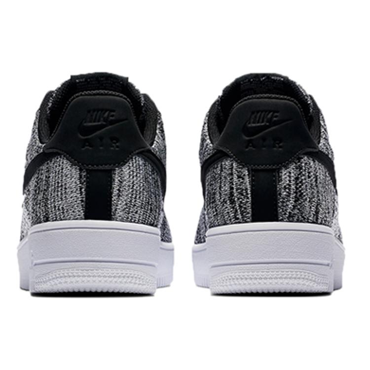 New Nike Air Force 1 Flyknit 2 Black Pure Platinum AV3042-001