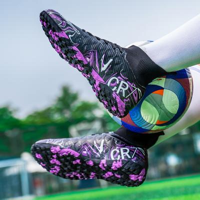 Új Fiataloknak Való Sportcipő CR7 Alacsony Szárú Diák Focicipő Hosszú és Törött Stoplikkal Edzéshez és Mérkőzésekhez Professzionális