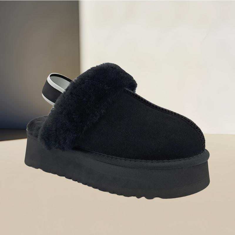 Fashion 2025 New Women Designer Winter Shoes Fur Lady High Heels Platform Snow Ankle Boots Classic Mini Luxury Botas Mujer Zapatos
