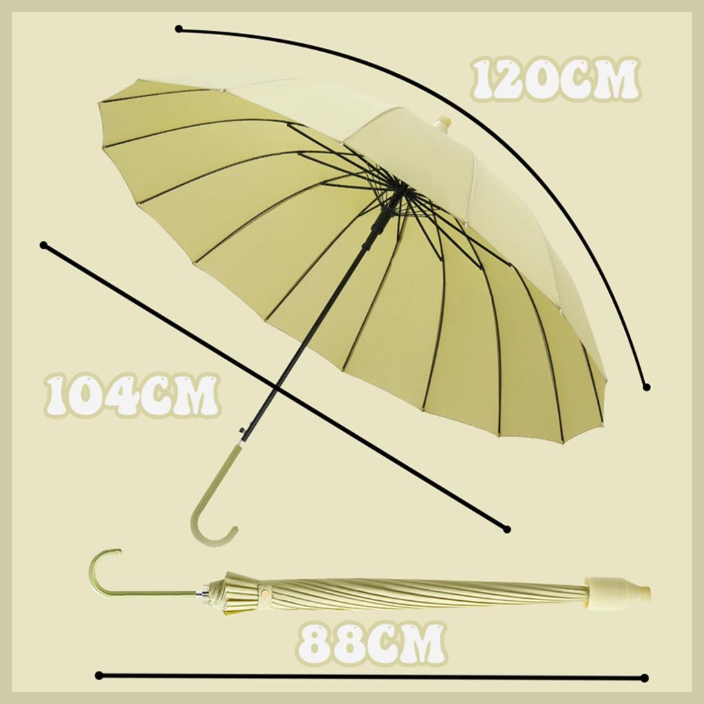 Long Umbrella for Suitable for Sunny and Rainy Cute with Waterproof Cover and 16 Automatic Keeps You Ideal for Rainy and Rainy Suitable for and