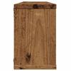 Cube Wall Shelves 2 pcs Rustic Wood Look 60 x 15 x 23 cm Engineered Wood