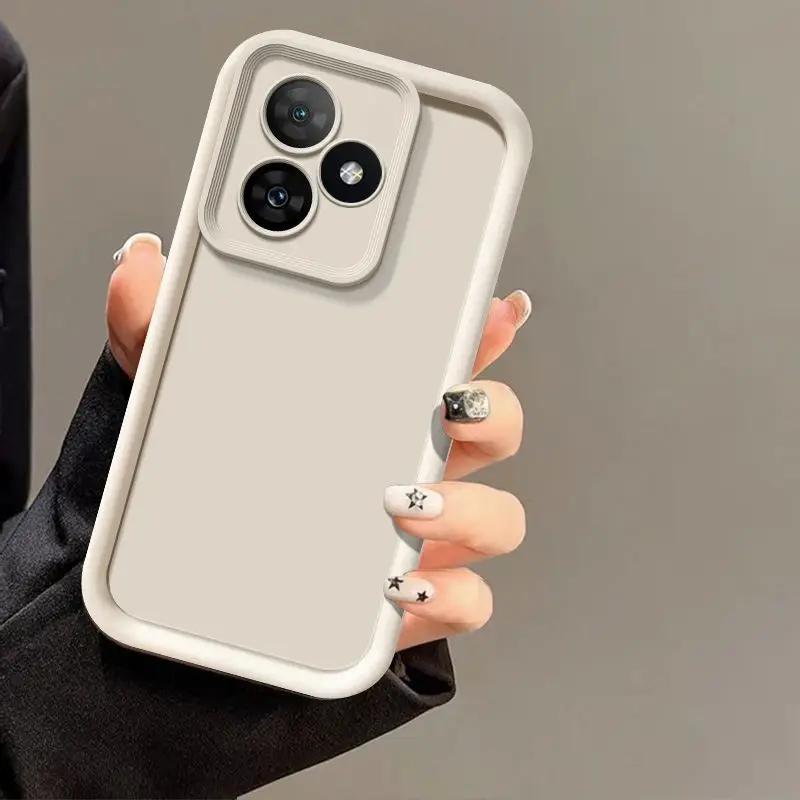 

For Oppo Realme C63 Case Realmy C61 Phone Cases Orro Appo Opo Narzo N63 N 63 Matte Back Cover Skin Feel Protection Shockproof For Oppo Narzo N63 белый