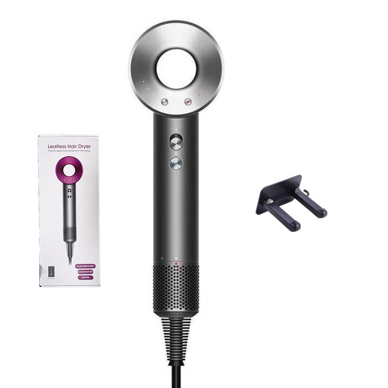 Silent Leafless High-Speed Hair Dryer with Negative Ion Technology - Hot and Cold Wind