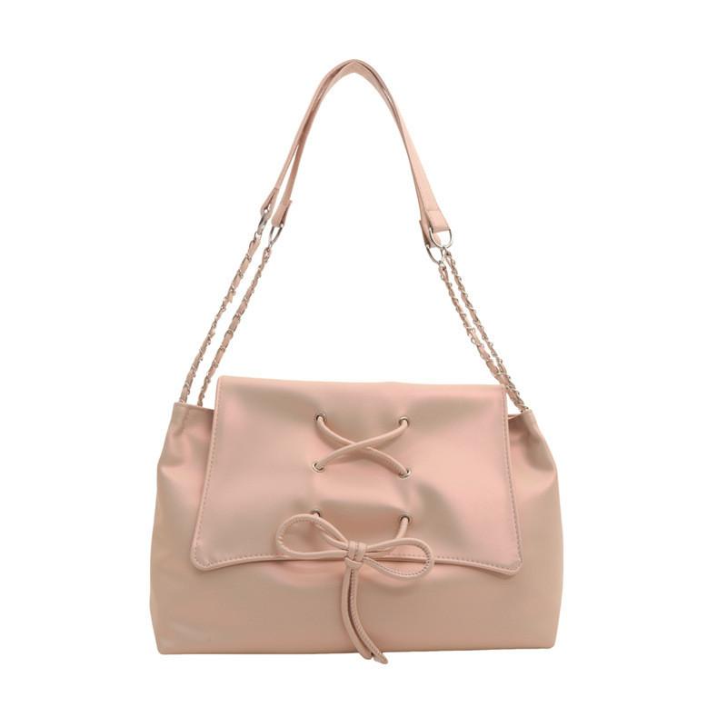 Stylish Korean Minimalist Solid Color Handbag For Women Casual Spring And Summer 2024