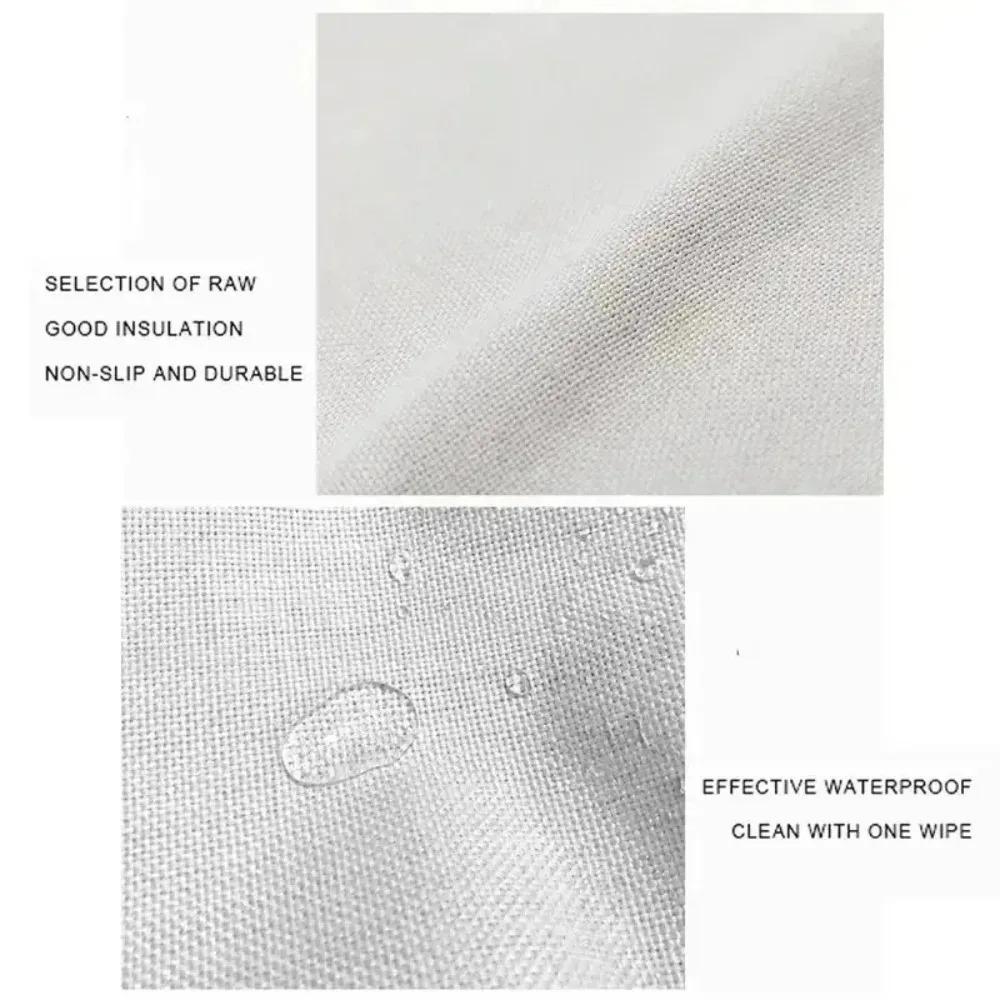 Christmas Xmas Snowflake Table Mat Red Green Plaid Holly Wreath Festive Placemat for Holiday Table Christmas Dinner Party Decor