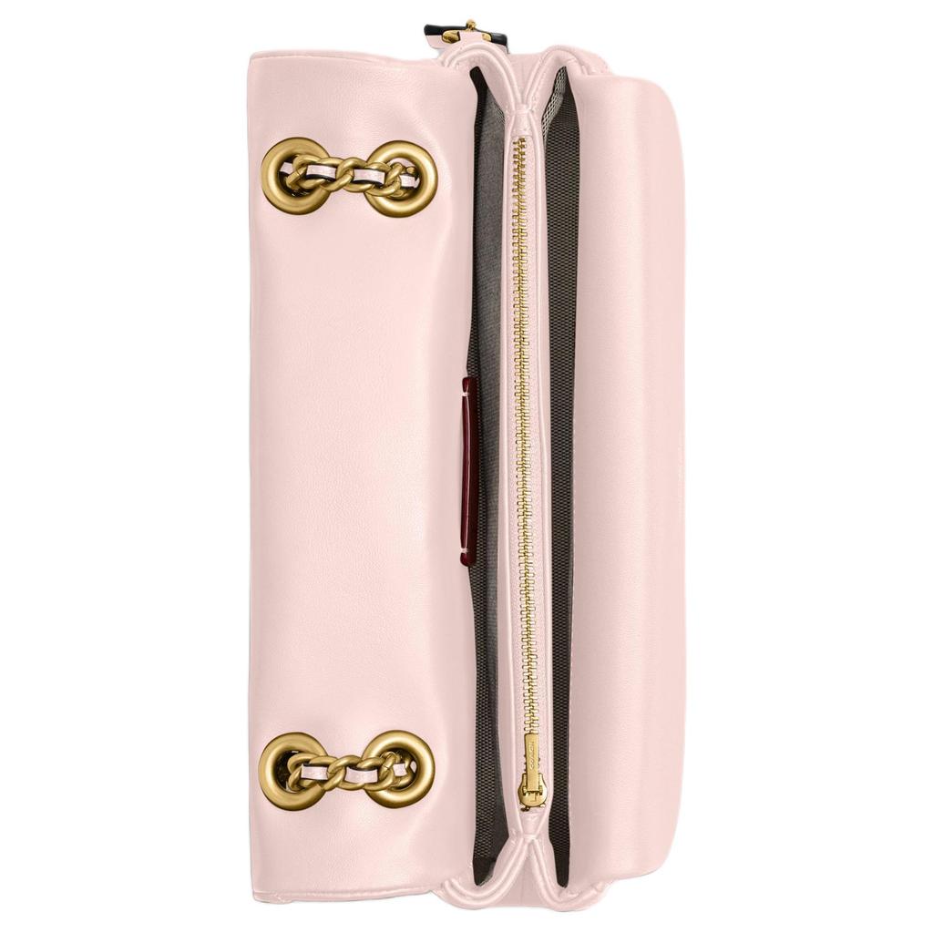 Coach Tabby 26 Gold Klassische Logo-Schnalle Leder Umhängetasche Mittel Rosa Damen Umhängetasche CP150-B4B5