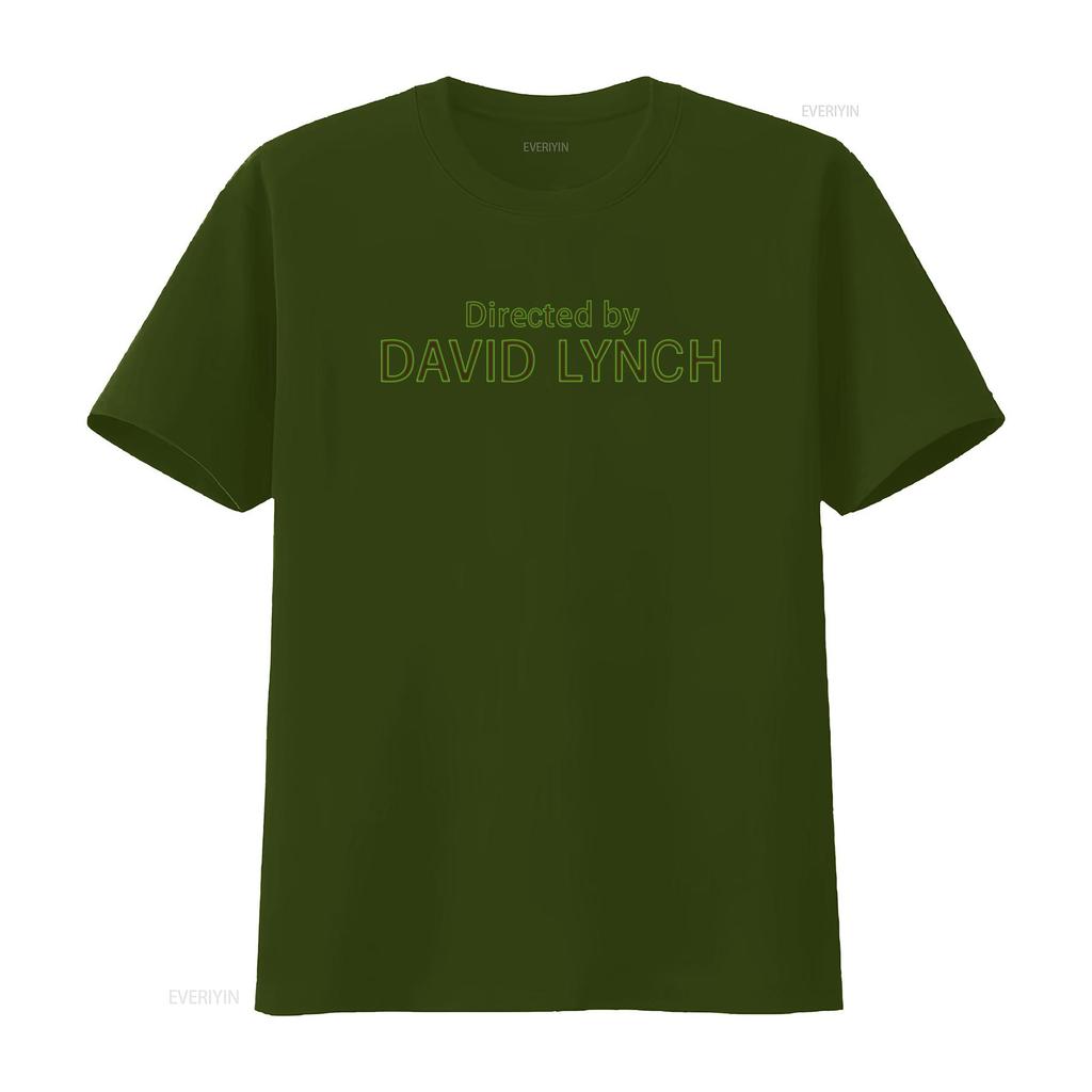 T-shirt vintage lavata da uomo, leggenda del cinema surrealista diretto da David Lynch, moda elasticizzata, elegante, leggermente casual