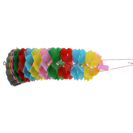 Circle Compression Flower Trick Prop Fun Multicolor Stretchable Entertainment Creative Novelty Compression Flower Stage Prop