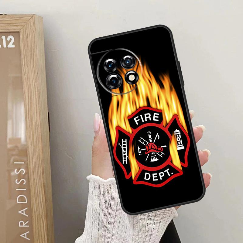 Firefighter Heroes Fireman Case For OnePlus Nord CE 5 3 4 Lite N20 N30 OnePlus 13T 10T 8T 11 12 13 15 R 9 10 Pro Cover