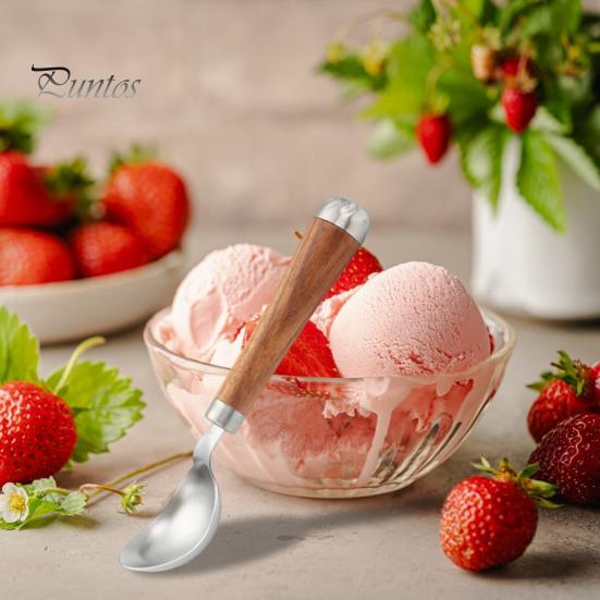 Eisportionierer aus Edelstahl, komfortabler Griff, ergonomisches Design, Schaufel, Dessert-Liebhaber-Werkzeug, Dessert-Momente-Utensil