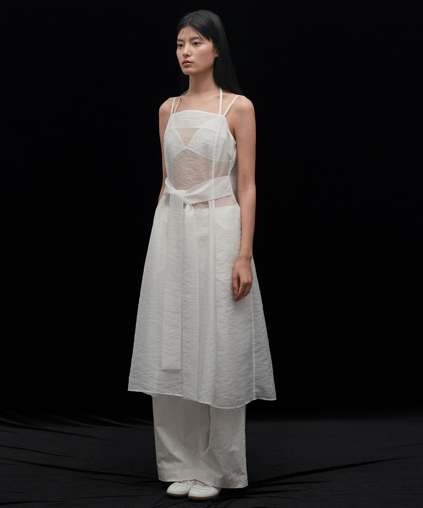 Biscuit Shop Diaphanus Slip Dress (White)