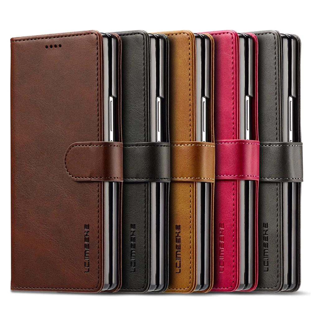 Wallet PU Leather For Samsung Galaxy Z Fold 7 6 5 4 3 Fold7 Fold6 Fold5 Fold4 5G Phone Case with Card Holder Book Cover