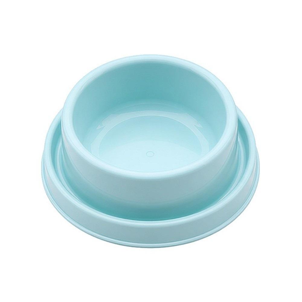 Elevated Pet Bowl Round Pet low Feeder Bowl Neck Protection Dog Bowl Pet Home Use L-21cm синий