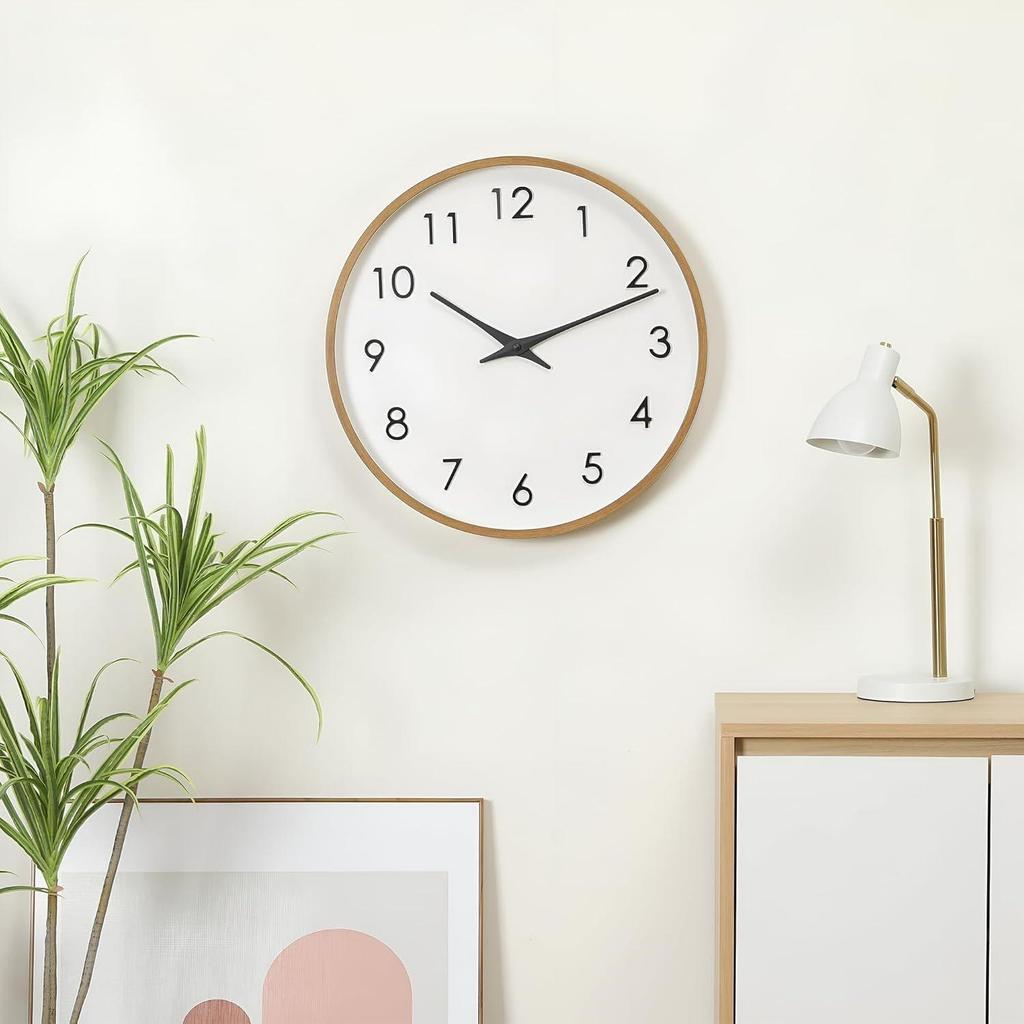 Golden Unique Wall Clock for Living Room Stylish Latest | Modern Analog Clock for Bedroom, Kitchen, Hall, Office | Modern Analog Time Piece Home Decor