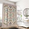 1Pc Colorful Insect Printed Waterproof Shower Curtain Partition Privacy Hanging Curtain, With 12 Hooks, Easy To Install