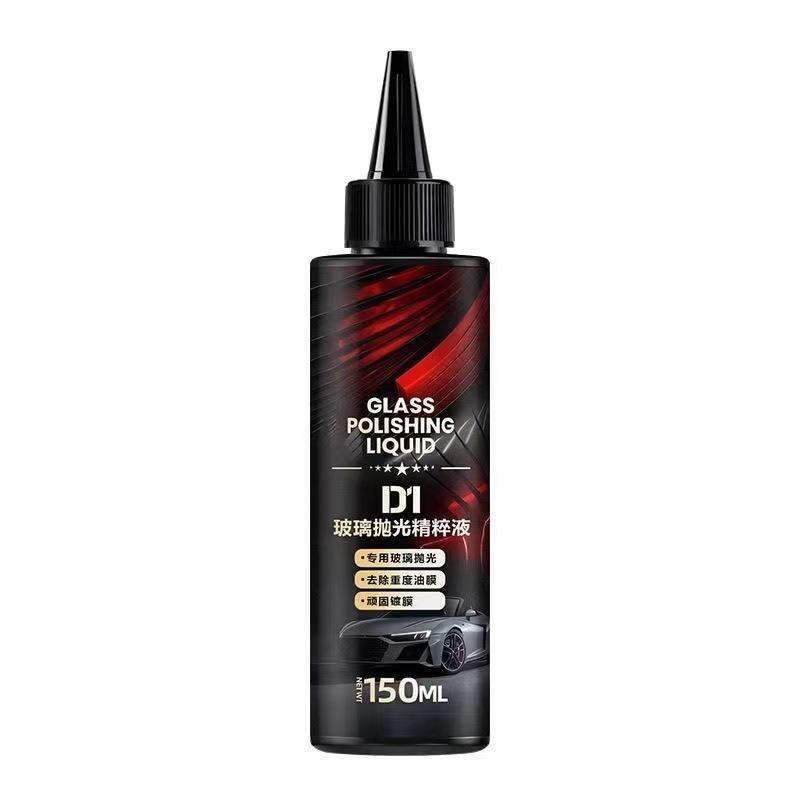Composto Lucidante per Vetri 150ml Rimuove Pesante Film Oleoso Macchie d'Acqua Parabrezza Auto Polish Liquido Ripara Graffi Repellente per la Pioggia