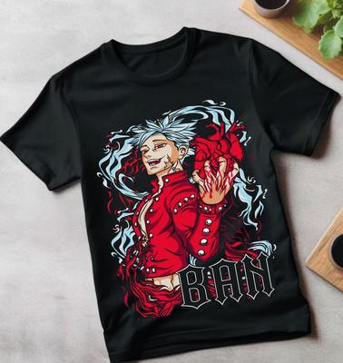 Naruto Itachi Uchiha T-shirt Pain Akatsuki Horror Anime Gift Shirt All Size
