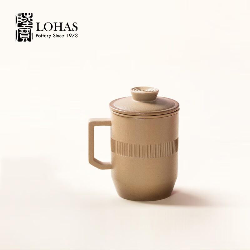 Ceramic Teacup Mug with Infuser and Lid