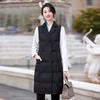Trolmen Women's Mid-Length Padded Lapel Vest