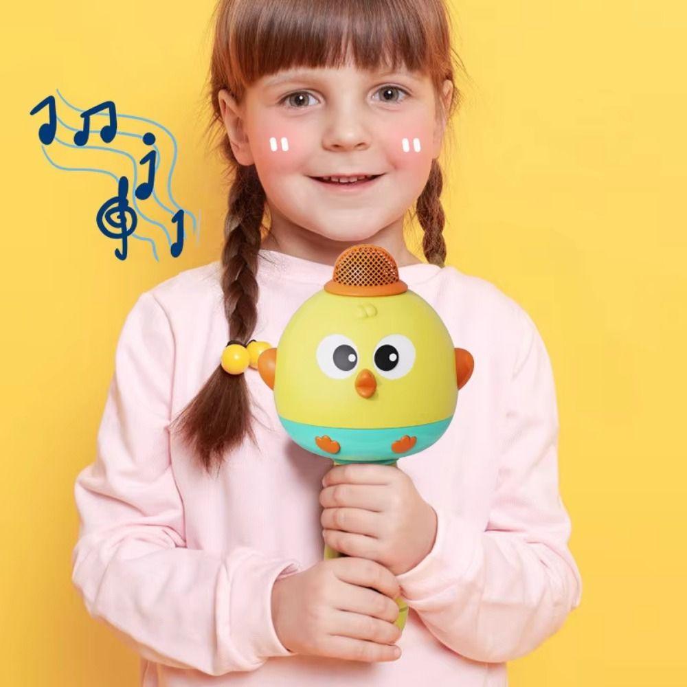Bluetooth Children Wireless Microphone Cute Children Singing Machine  Home Use