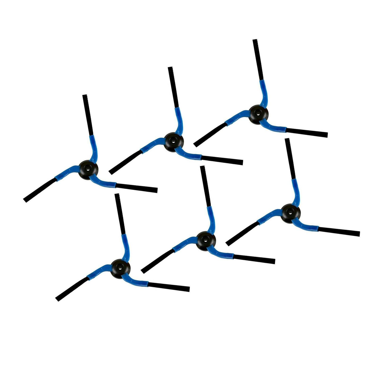 

Набор из 6 сменных боковых щеток и щеток с щетиной для робота-пылесоса Высокоэффективный чистящий аксессуар Запасная часть