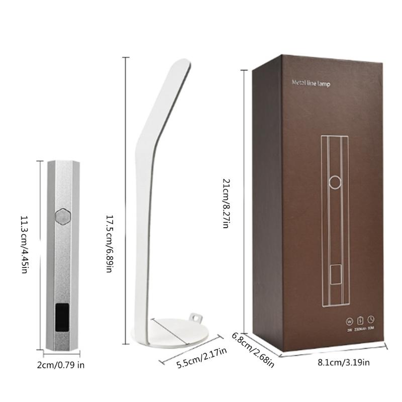 LED Nail Light Belt Support Handheld Nail Lamp USB Nail Dryer Quick-Drying Nail Light Metal Nail Lamp for Salons Travel