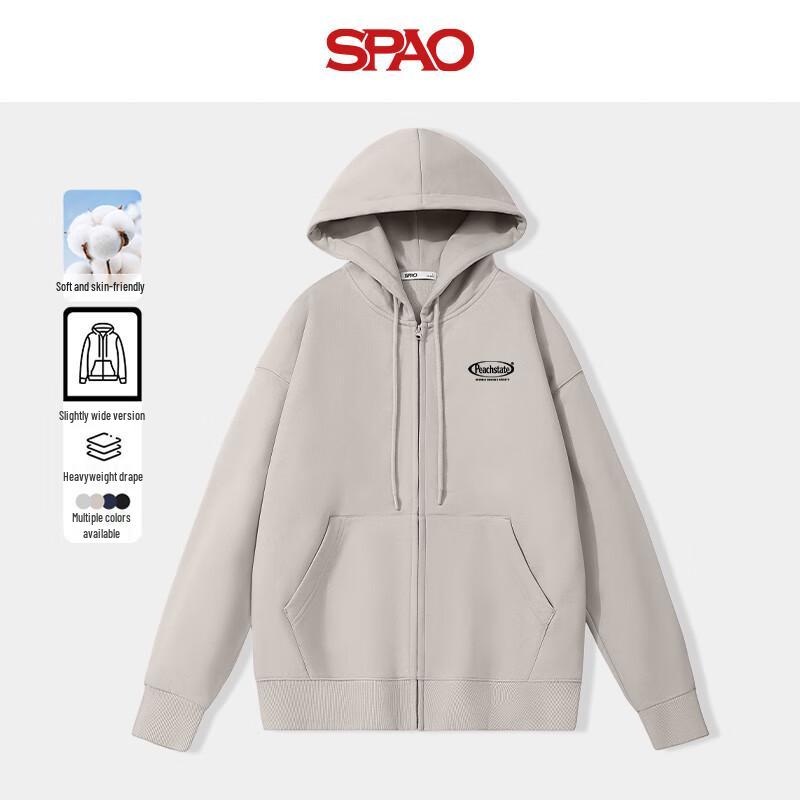 

SPAO Unisex Printed Hooded Sweatshirt (2025 Autumn Collection) 2XL