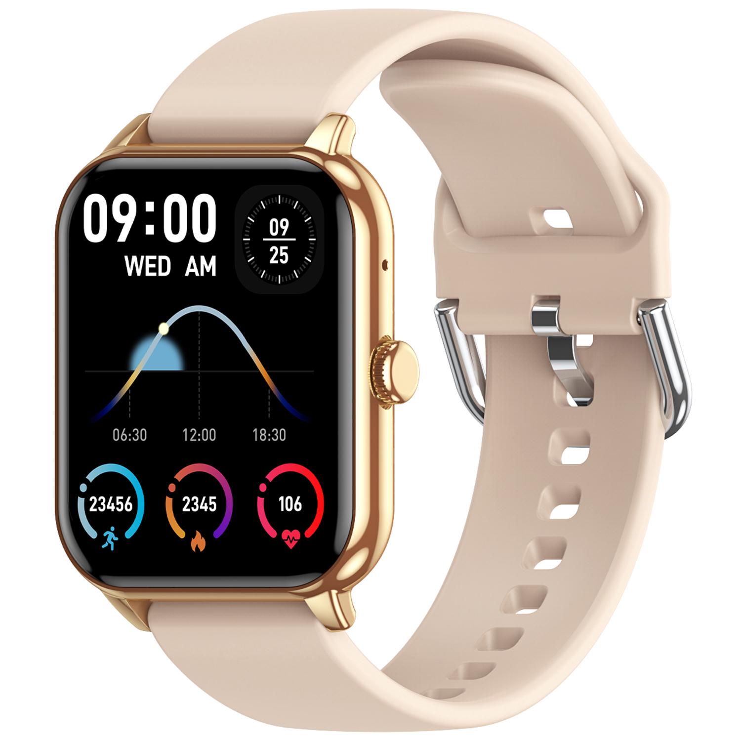 

CY13 1,9-дюймовый HD-экран Смарт-часы с функцией звонков по Bluetooth, мониторингом сердечного ритма и здоровья, спортивные часы Gold