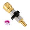 Compressed Air Stopcock 1/4inch Compressed Air Quick Release Coupling Air Filling Adapter Air Hose Fitting Accessories