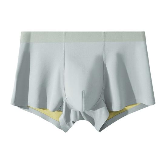 Mens Boxers Briefs Summer Quick-Dry Adults Seamless Trunks Soft Stretch Moisture Wicking Cool Breathable Ice Silk Underwear