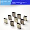 Wire Crimp Connector Line Crimping Sleeves Oval Double copper Tube 2025 Fishing Wire Tube