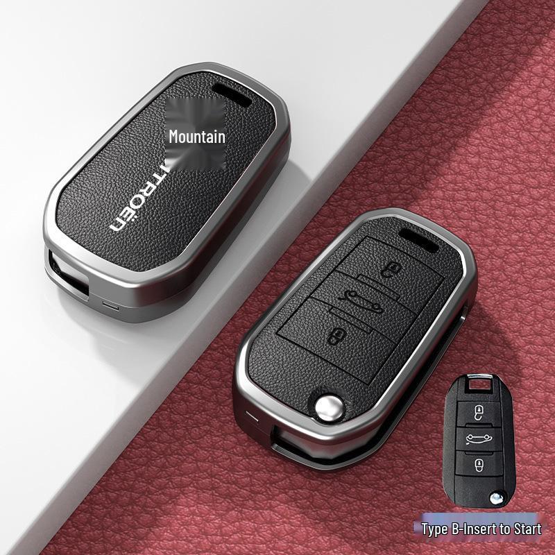 Car Key Cover & Buckle for Citroen C3XR, C4L, Tianyi, C5, C4 Sega, Elysee, C6 Models
