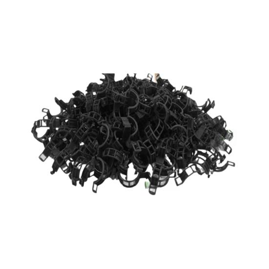 Plant Support Clips Reusable Plastic Garden Clips Tomato Vine Grape Flowers Vegetable Stems Secure Grip Retaining Clips 100pcs