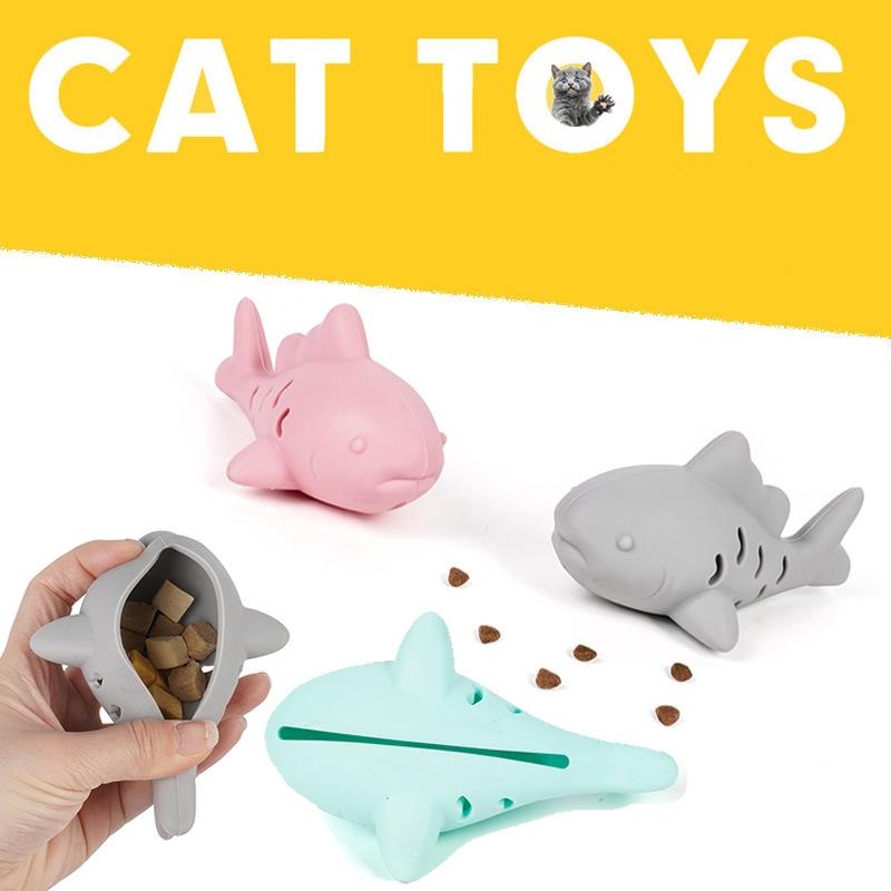 Small Fish Hiding Food Grinding Teeth Entertainment Pets Interactive Toys Durable Bite-Resistant Silicone Hide Snacks Pets Toy
