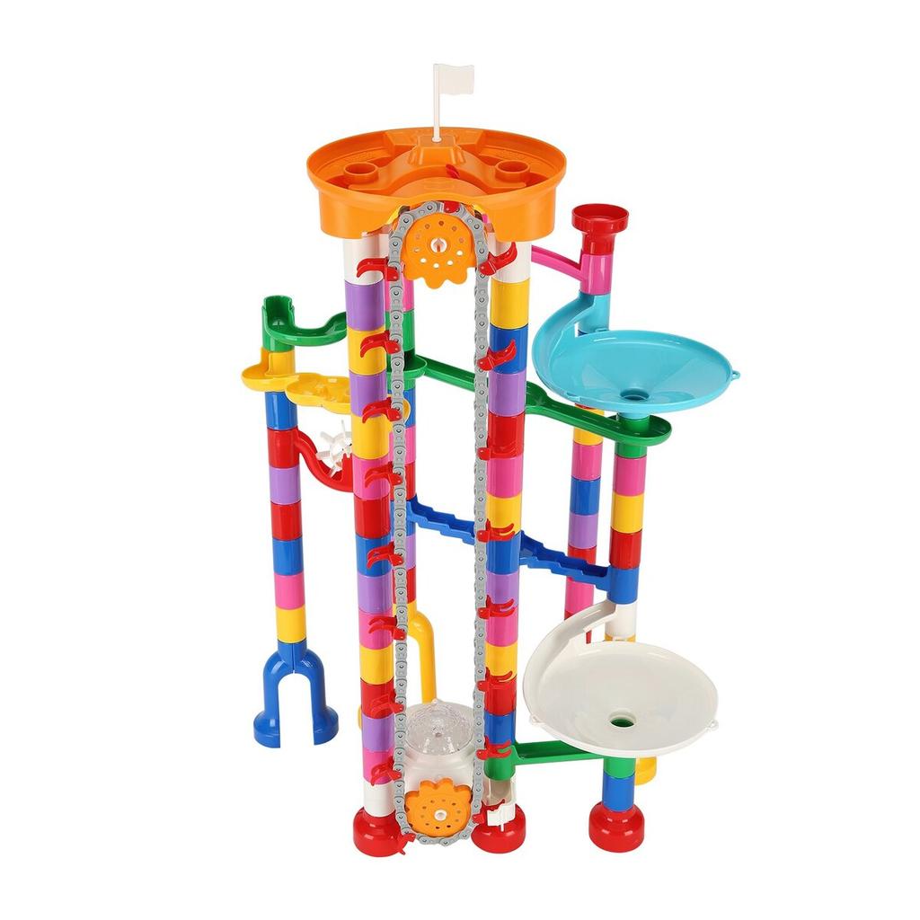 Marble Run Set 230 PCS with Motorized Elevator Educational Gift for Kids