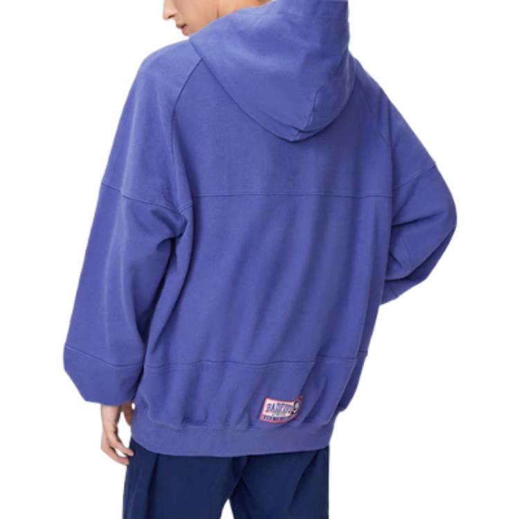 Li Ning BADFIVE Sweatshirts Unisex Blue Hooded Moderate Regular AWDSG17-3