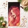 Romance Soft Beach Towel Stylish Beach Pool Towel for Summer Seaside Vacation Travel