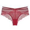 Sexy Breathable Lace Panties Hollow Personality Charming Pure Desire Low Waist Large Size Women's Briefs