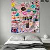 Stylish Graffiti Pattern Home Decor Tapestry, Wall Hanging, Decorative RV Wall Cloth.MGT0918496