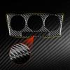 BDN1 For Mazda 3 Axela 2004-2009 Carbon Fiber Central Air Conditioning Control Panel Car Accessories Interior Decorative Stickers